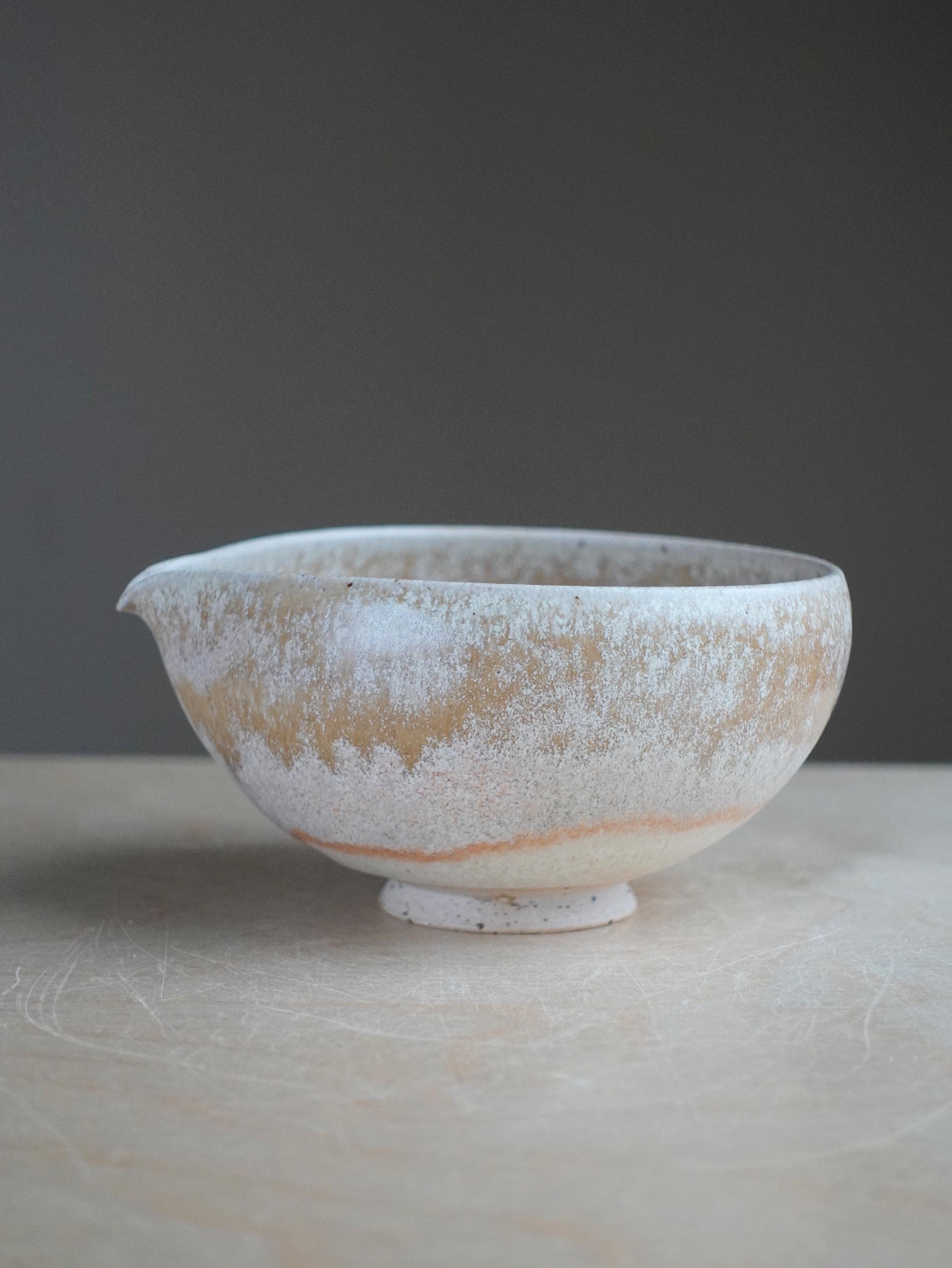 星雲片口抹茶碗 / 手作りの陶器製注ぎ口付き茶碗 - Etsy 日本
