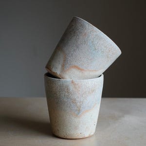 Nebula handmade stoneware ceramic cup