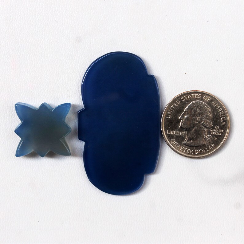 Blue Onyx Carving Blue Onyx Healing Crystal for Jewelry Making Loose Stone Blue Onyx Carving Crystal Natural Blue Onyx Carving Gemstone