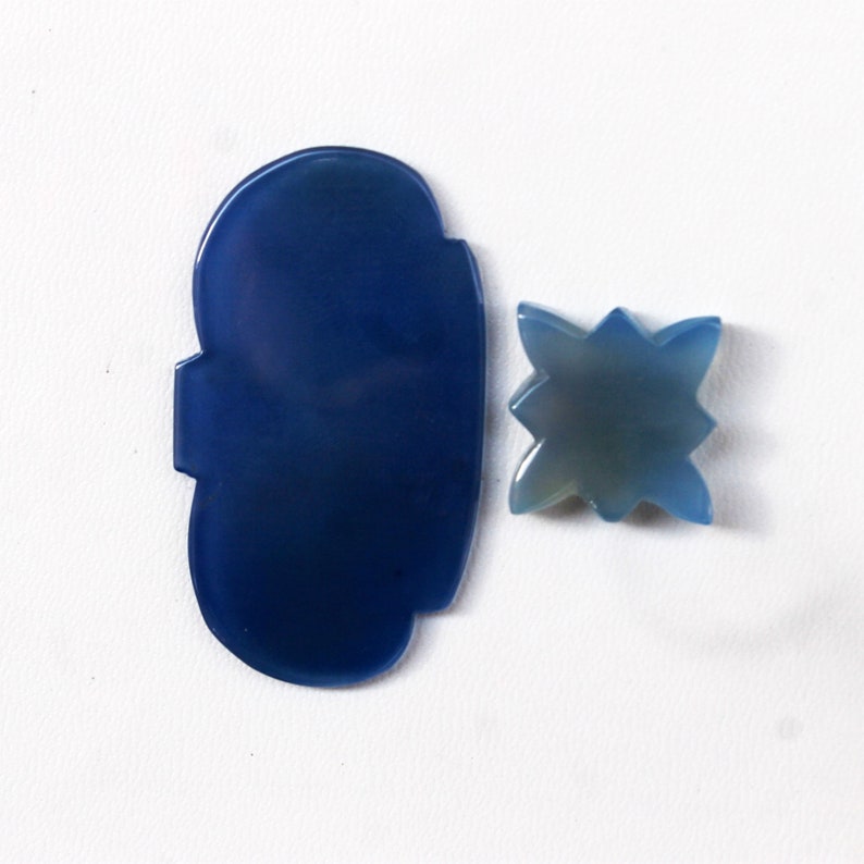 Blue Onyx Carving Blue Onyx Healing Crystal for Jewelry Making Loose Stone Blue Onyx Carving Crystal Natural Blue Onyx Carving Gemstone