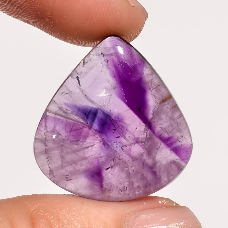 Mesmerizing Trapiche Amethyst Cabochon Loose Gemstone Smooth Trapiche Amethyst Cabochon Gemstone Loose Jewelry ZS 7759