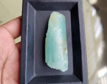 Aquamarine Rough Gemstone, Aquamarine Gemstone Crystal Raw, Genuine Loose Gemstone Aquamarine 24X16 mm 202 Ct Lot M 71