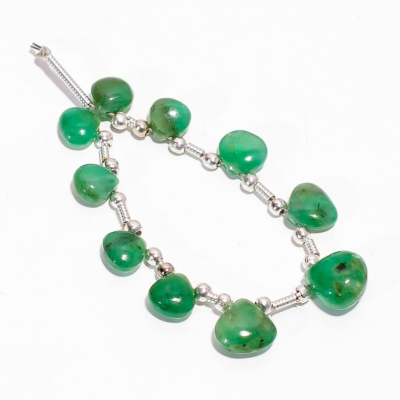 Zs 2567 Outstanding Emerald Beaded Beads Gemstone Smooth Emerald Beads Gemstone Jewelry