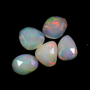 Natürlicher äthiopischer Opal, facettierter Opal Phantasie Edelstein, Multi Feueropal, Opal Loser Edelstein, Welo Feueropal, Opal für die Schmuckherstellung, F-1915