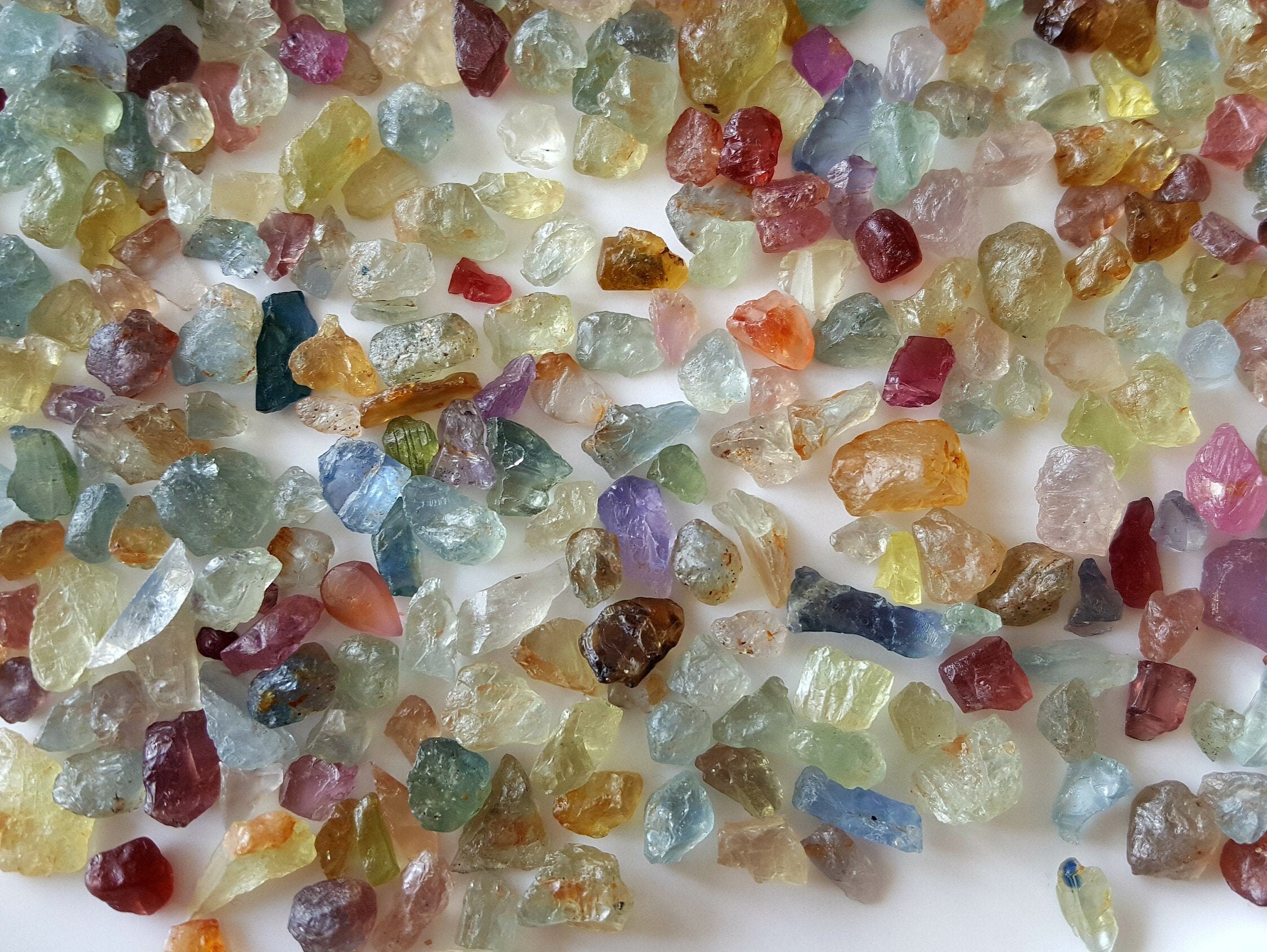 Natural Multi Sapphire Raw Sapphire Gemstone Raw Loose - Etsy