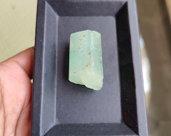Aquamarine Rough Gemstone, Natural Aquamarine Gemstone Crystal Raw, Loose Gemstone Aquamarine 22X34 mm 118 Ct Lot M 69
