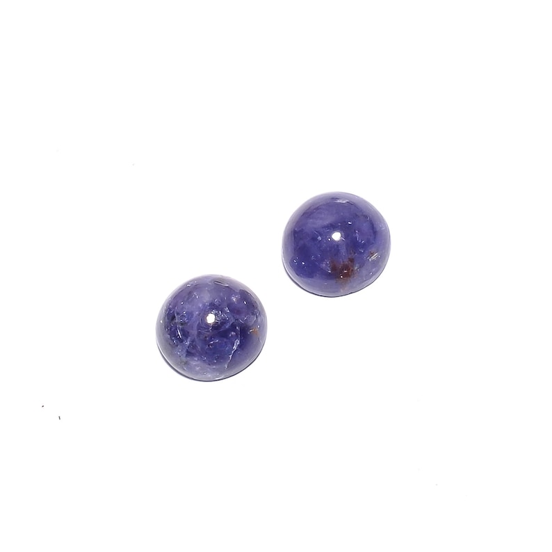 Superb quality of iolite gemstone Pair For making Earrings ZS-1968 Amazing Iolite Cabochon Loose Gemstone