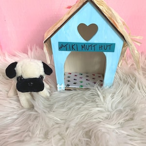 Stuffed Animal Dog House / Small Tiki Hut / Beach Decor