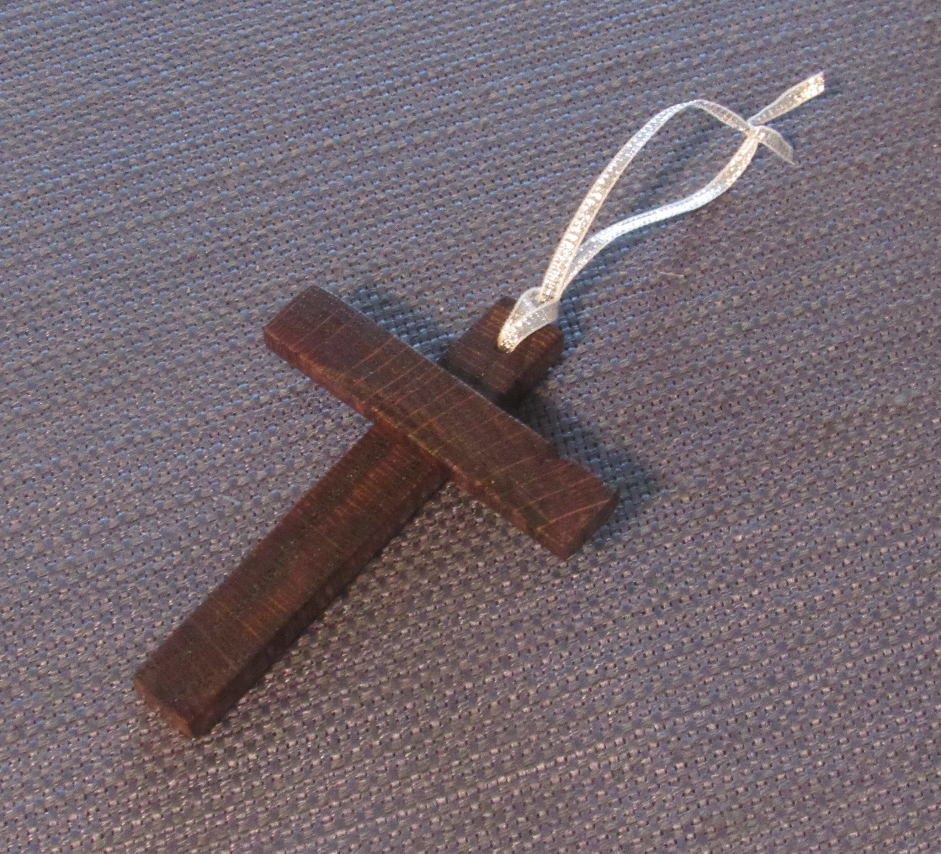 Wooden Cross Christmas Ornaments Etsy