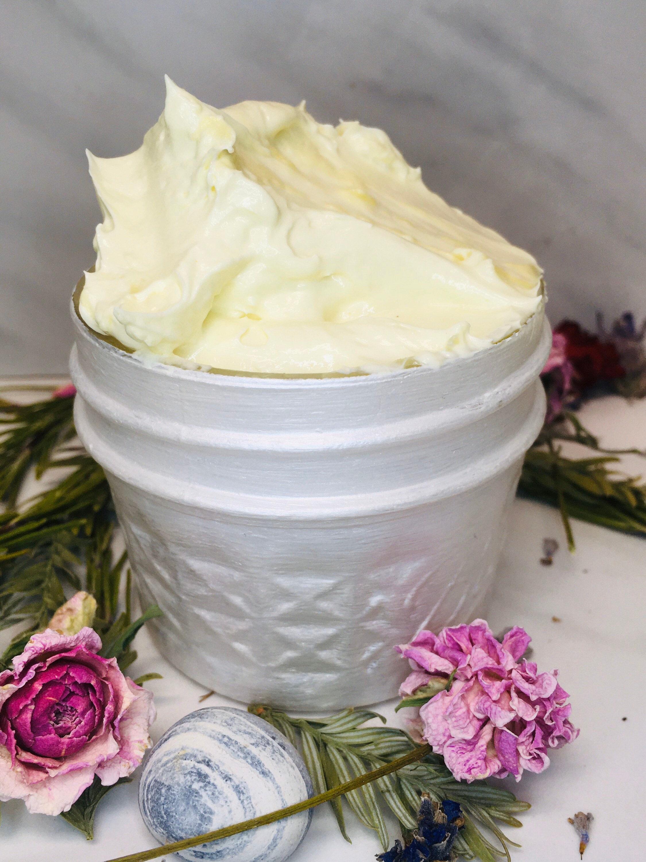 Milk and Honey Scented Organic Whipped Body Butter 4oz Jar Etsy
