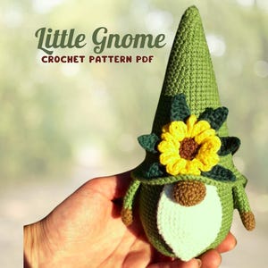 Gnome Crochet Pattern, Amigurumi Toy Pattern