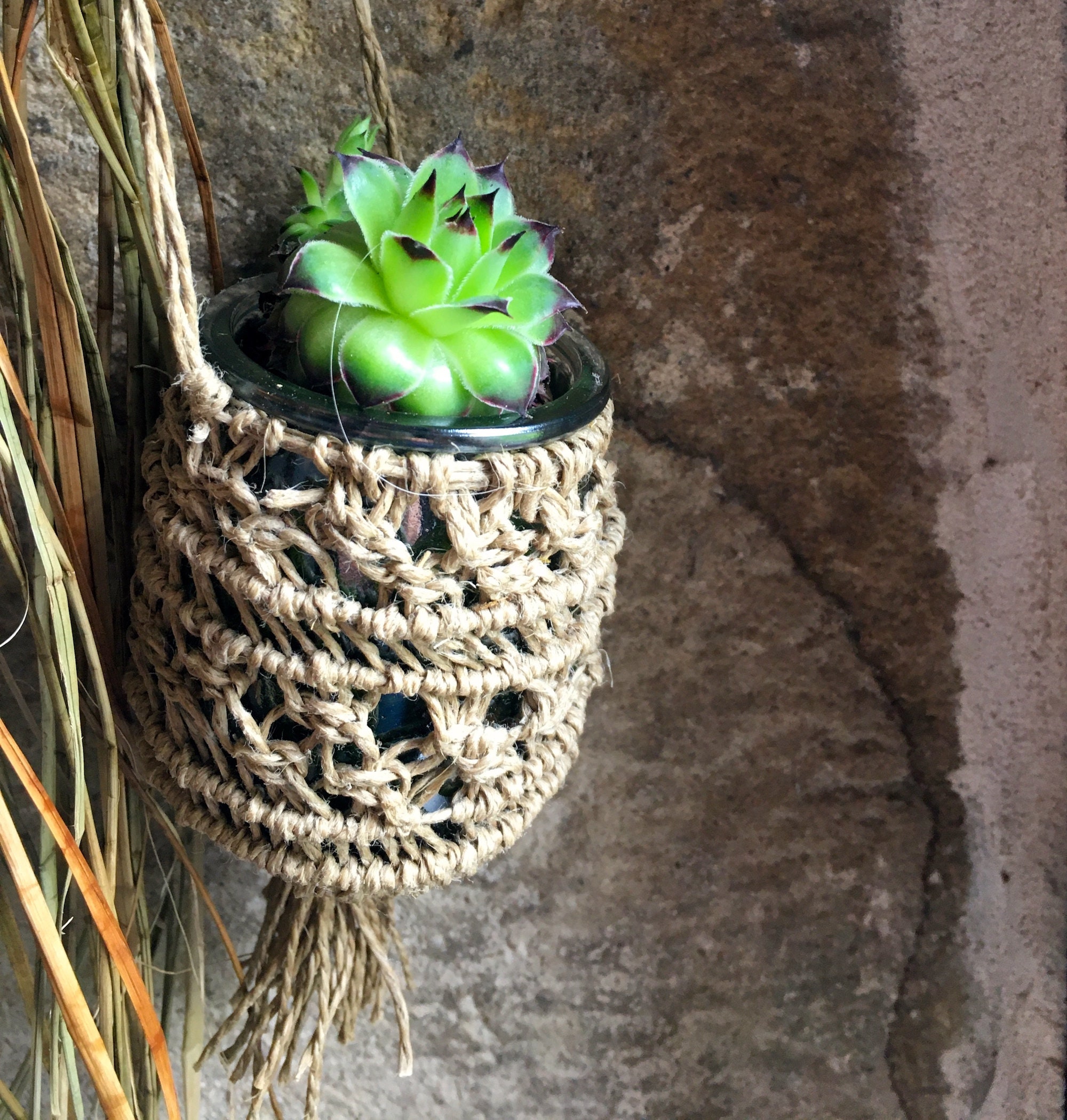 Suspension Macramé Mini-Plante