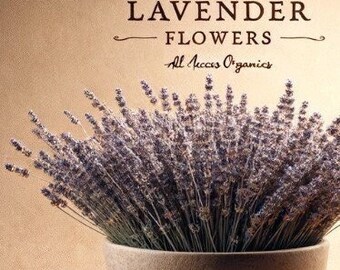 Lavender Flowers Organic | Metaphysical | Herbs | Psychic | Meditation | Tea | Flower | Herbal | Chakras | Lavender | Witchcraft