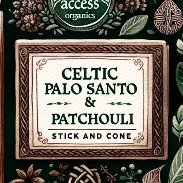 Celtic Blend Cone Incense 20/40 Pack | Incense Burners | Meditation | Wicca | Pagan Cone Incense | Aromatherapy | Patchouli and Palo Santo