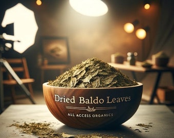 Organic Boldo Leaves - Dried Herb for Culinary Use & Herbal Brews, Available in 1-3 oz Packs