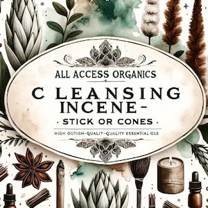 Cleansing Incense Cones - Available in 20 & 40 Pack Variations - Handcrafted for Quality - Ideal for Space Clearing, Meditation