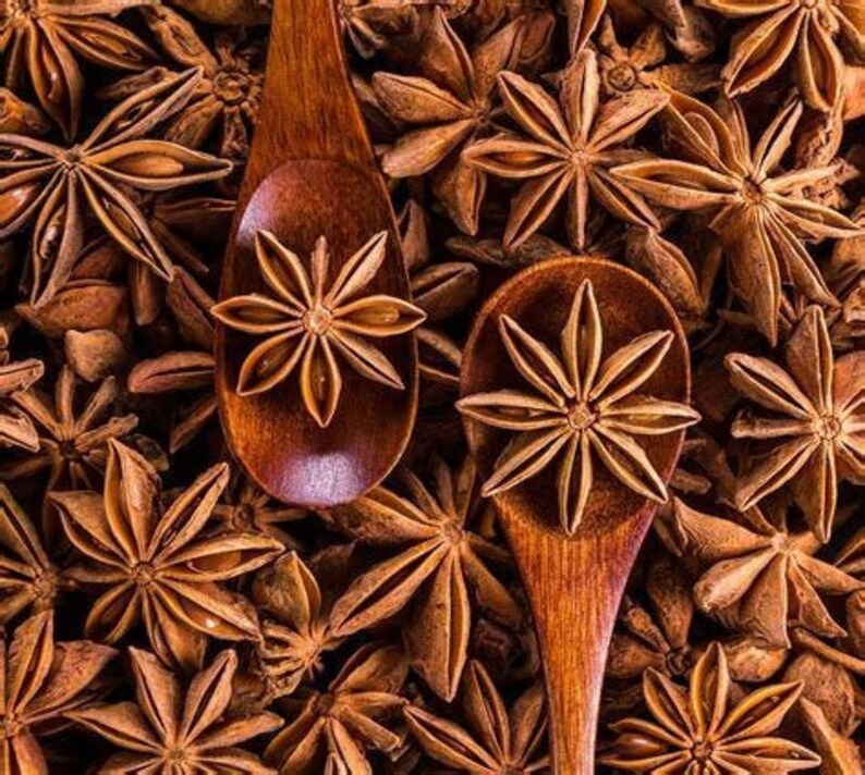 Organic Anise Stars 1, 2 or 3 oz Sizes Culinary, Spices, Baking, Home Cook, Beverages, Gourmet Kitchen, Traditional Recipe image 1