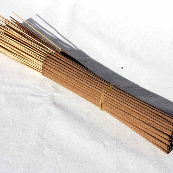 100 Unscented Incense Sticks | Blank Incense Stick Bundle | Incense Making Supplies | Wholesale Dhoop Sticks No Scent | Organic Incense |