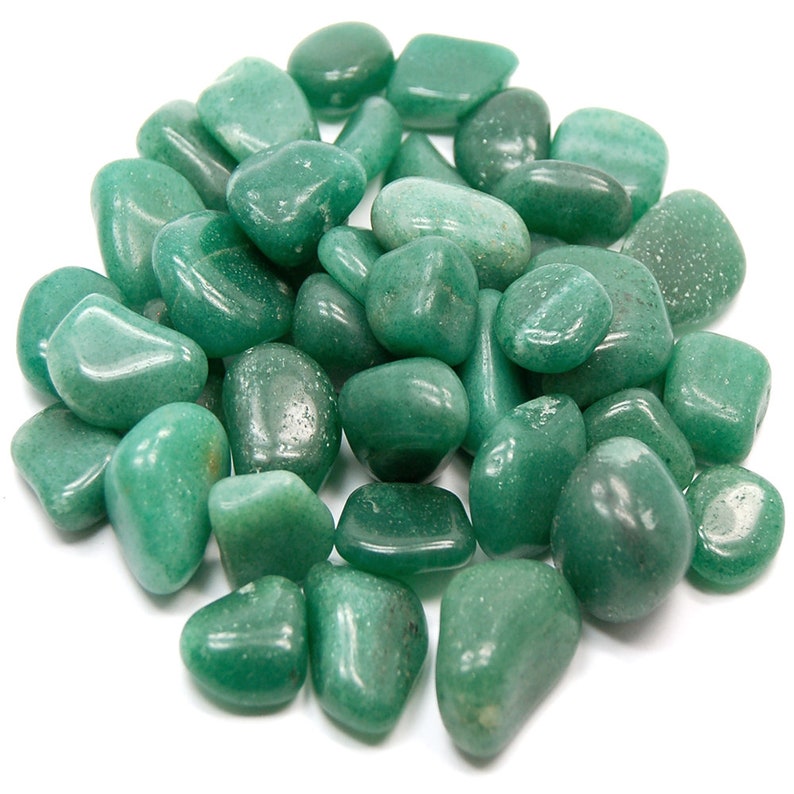 Green Aventurine Tumbled Stones  Gemstone Healing  Chakra image 1