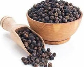 Black Pepper Whole by All Access Organics | Culinary Grade | Organic | Food Grade | Seasonings | Dried Herbs | Versatile Spice