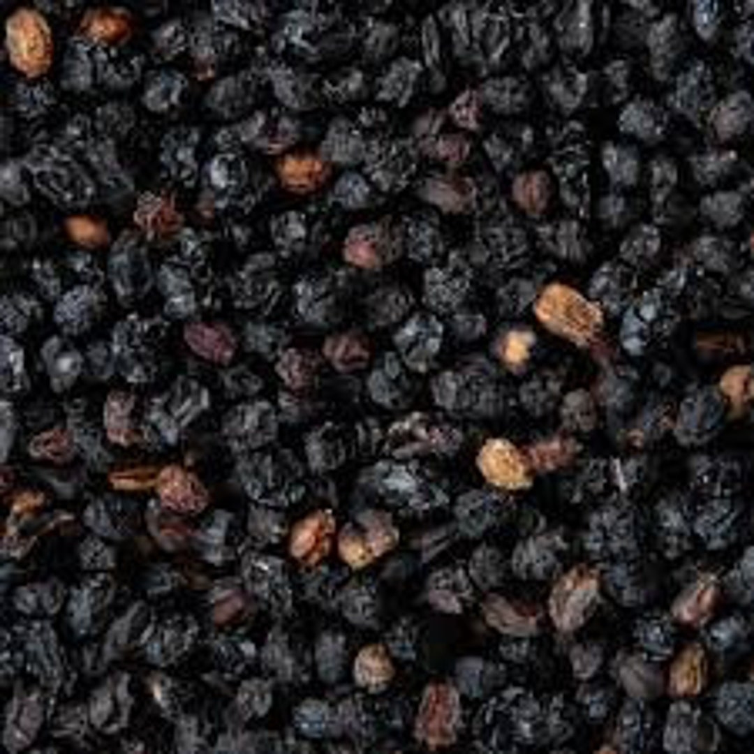 Elderberry, Dried Organic Organic Dried Elderberry Natural Botanicals