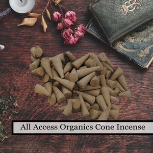 Musk Incense Cones - Intense Aromatic Essence | 20 or 40 Pack - For Meditation & Spiritual Harmony | Handmade By a Small Business, Real Musk