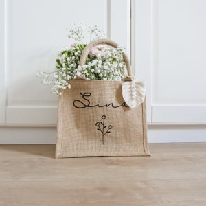 Jute bag | Personalized | bag | jute | Pouch | Gift