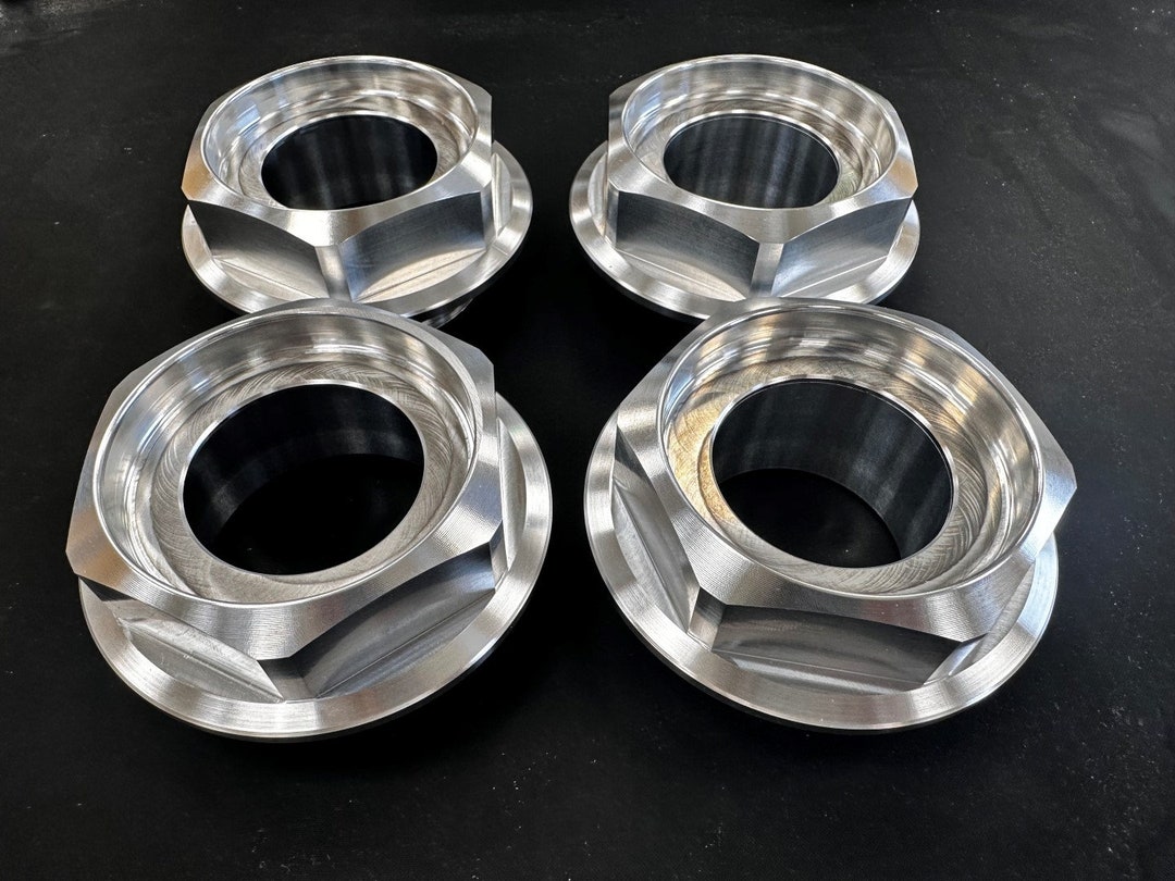 4x Bbs Rs RC Hexagon 6-Kant Nut Hubcap Hexagon
