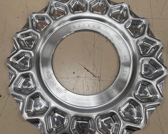 BBS RC ホイールセンターキャップ - アルミワッフルスタイル BBS RC ホイールセンターキャップ - アルミワッフルスタイル