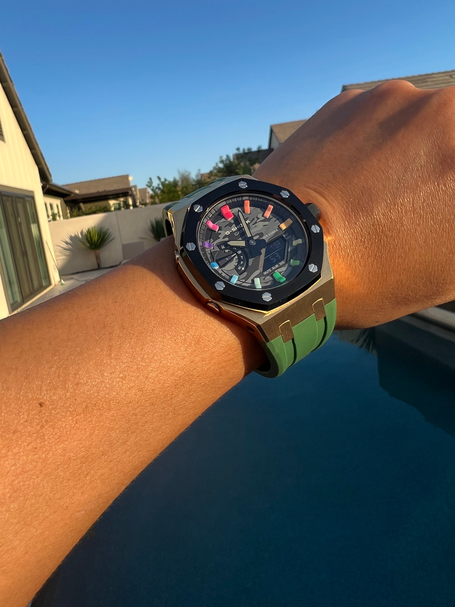 Custom Made Gshock Casio Casiaok Men's GA2100CA8A MODS Etsy