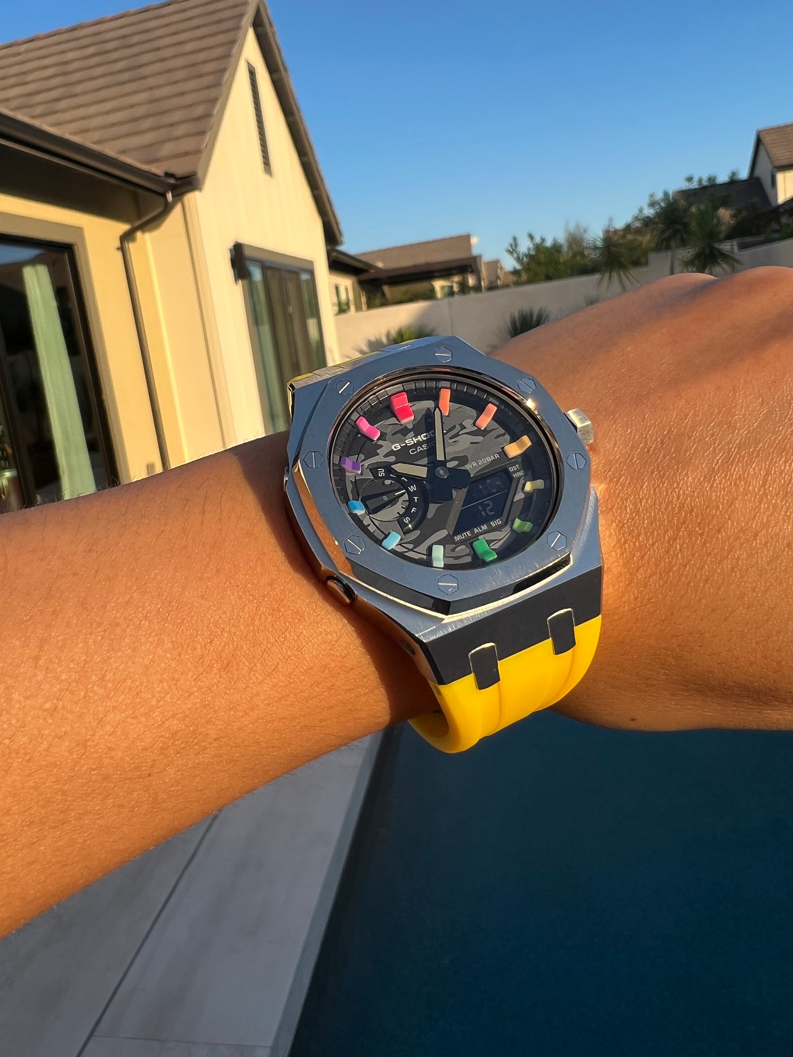 Custom Made Gshock Casio Casiaok Men's GA2100CA8A MODS Etsy