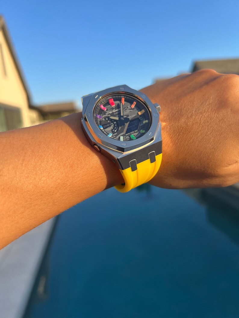 Custom Made Gshock Casio Casiaok Men's GA2100CA8A MODS Etsy