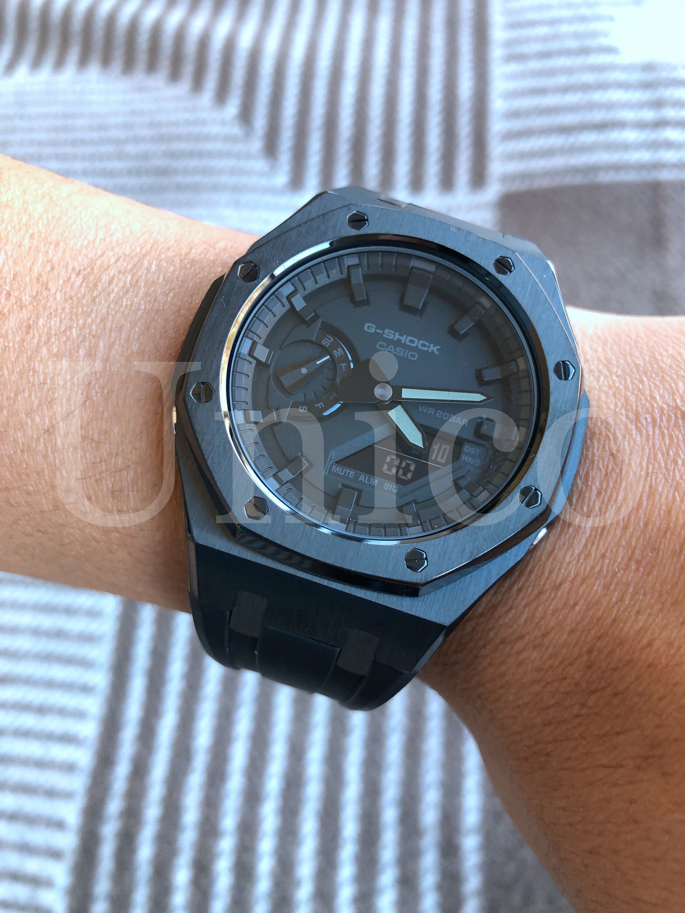 Casio G-shock Watch GA2100-1A1 Casioak Brick Royal Oak Clear | Etsy New  Zealand
