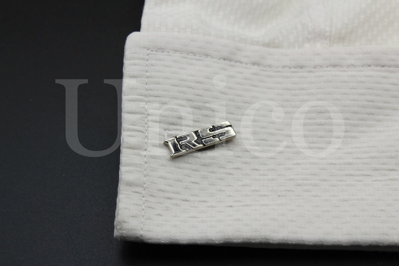 New Cufflinks for RS Luxury Super Sport Car Black Dress French Polished Racing