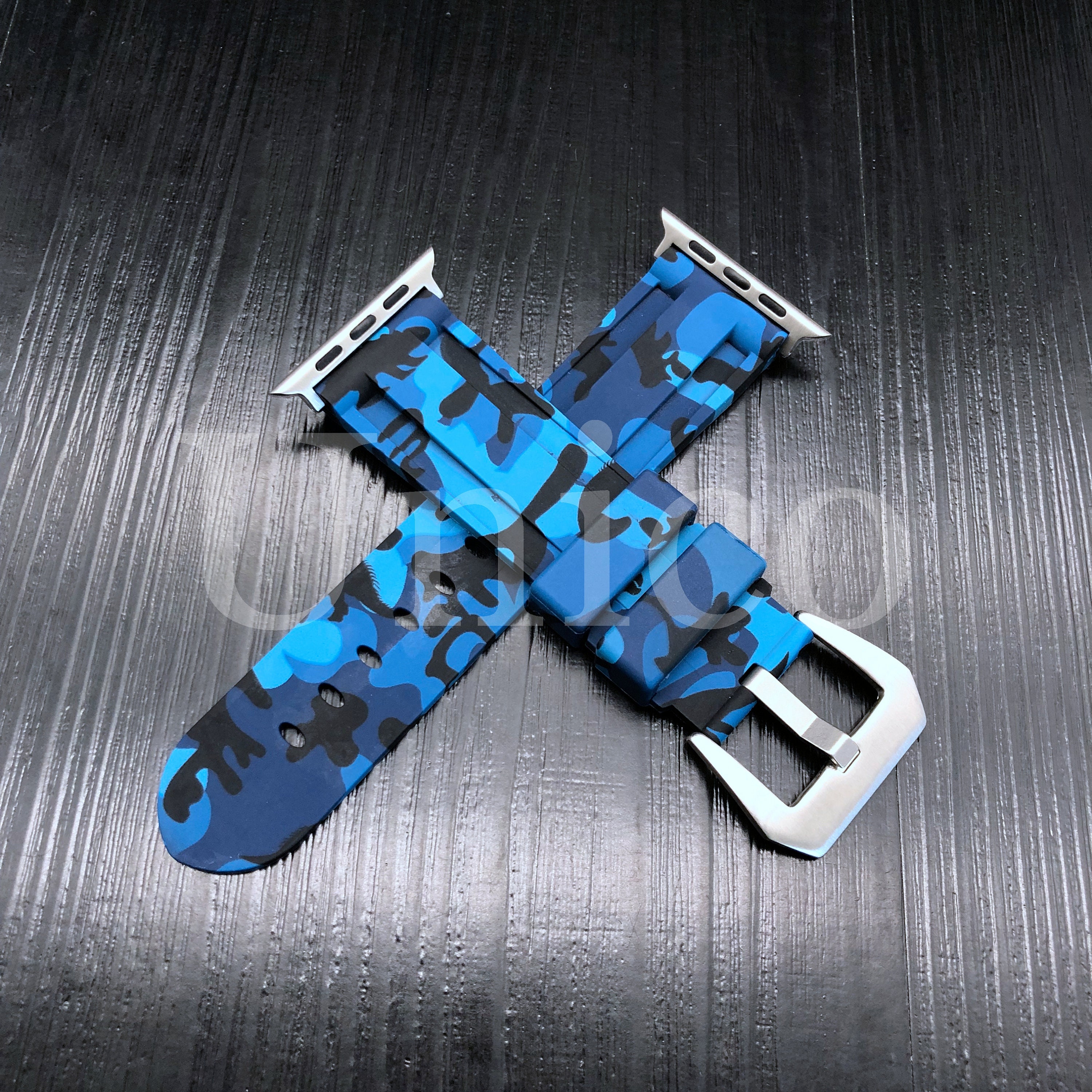 Camo Blue Plain Waterproof Silicone 