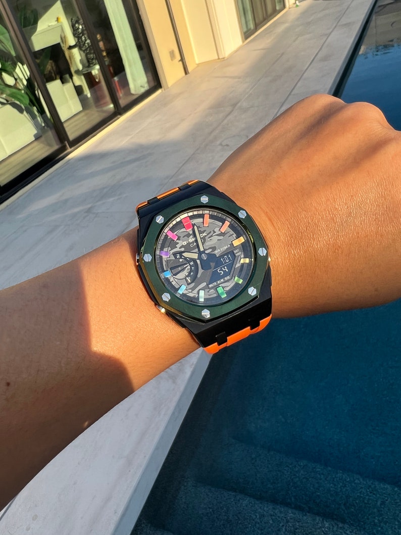 Custom Made Gshock Casio Casiaok Men's GA2100CA8A MODS Etsy