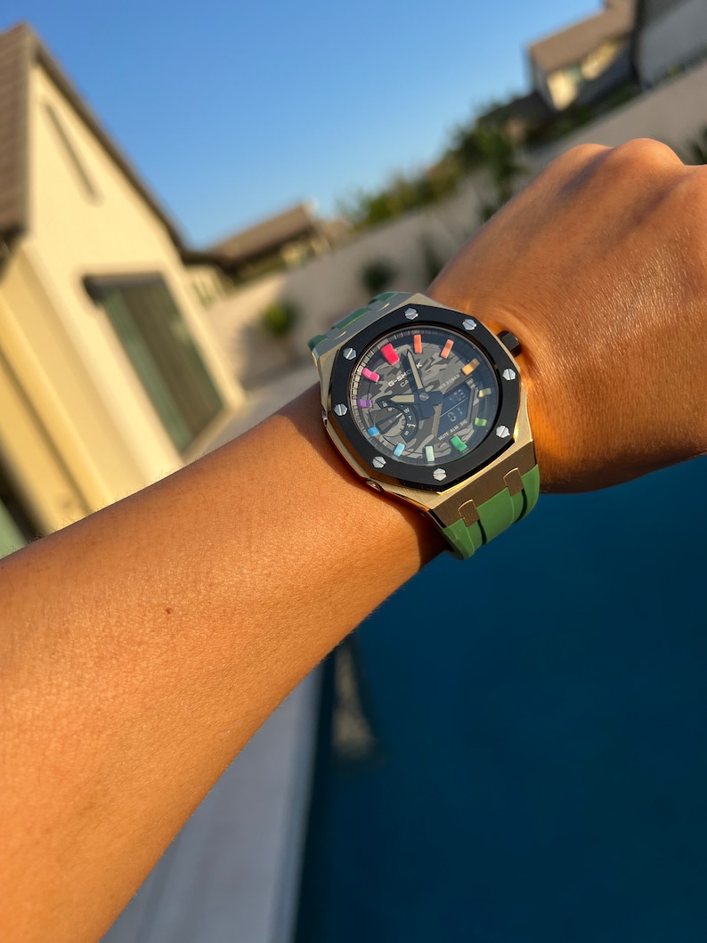 Custom Made Gshock Casio Casiaok Men's GA2100CA8A MODS Etsy