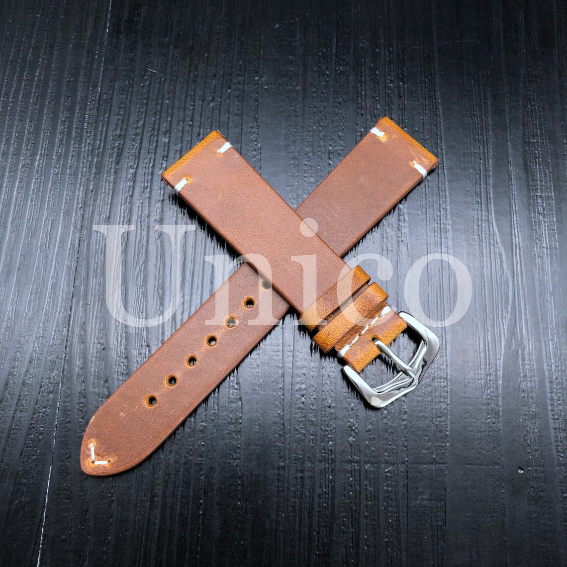 Leather watch strap Leather Watch Band Handmade Watch Band Etsy