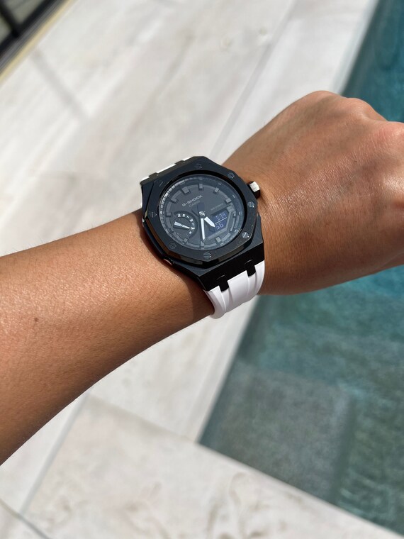 Casio G-shock Watch GA2100-1A1 Casioak Custom Made With Black - Etsy