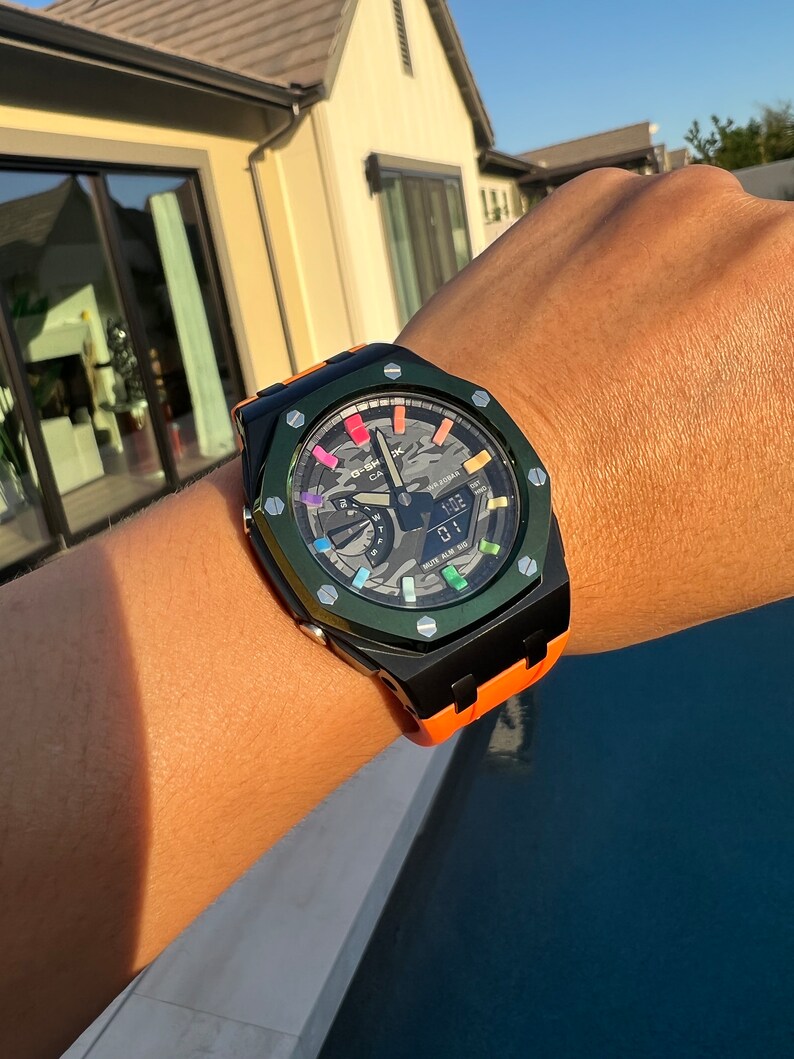 Custom Made Gshock Casio Casiaok Men's GA2100CA8A MODS Etsy