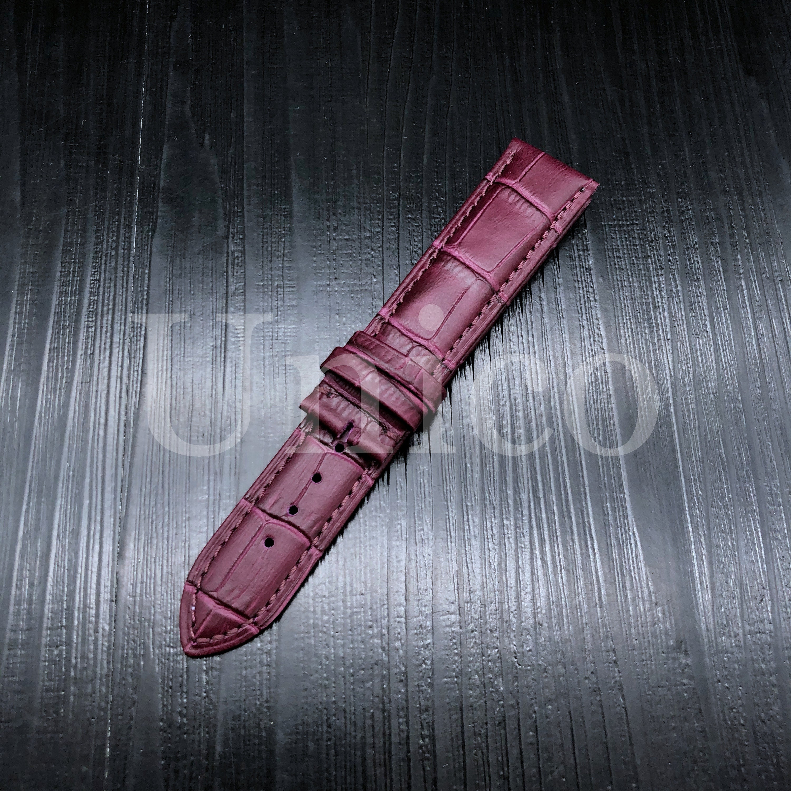 For GRAND SEIKO Leather Watch Purple Strap Band Bracelet for - Etsy