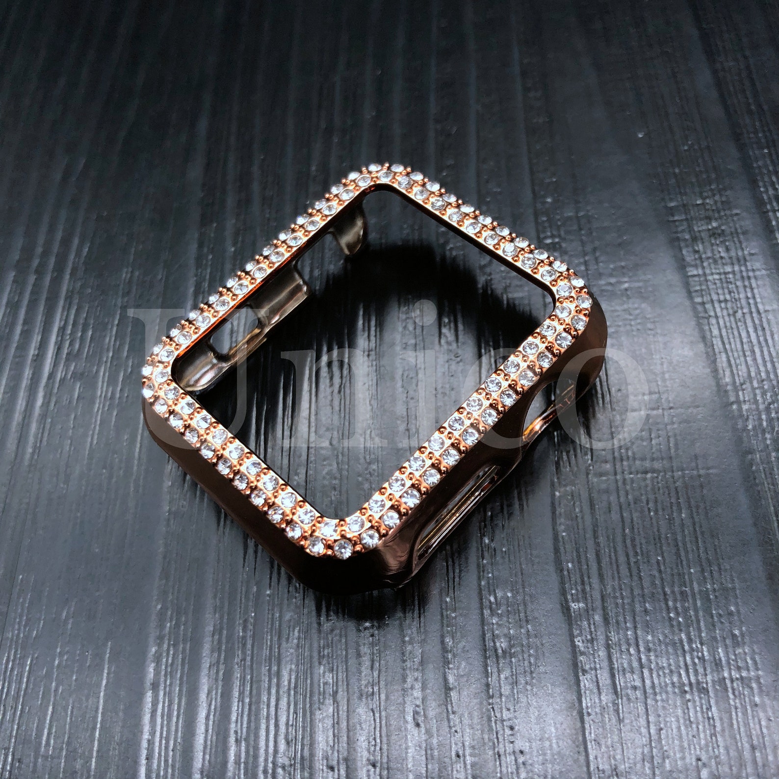 Custom Apple Watch Case Resin Bezel Bling Apple Watch Case Etsy