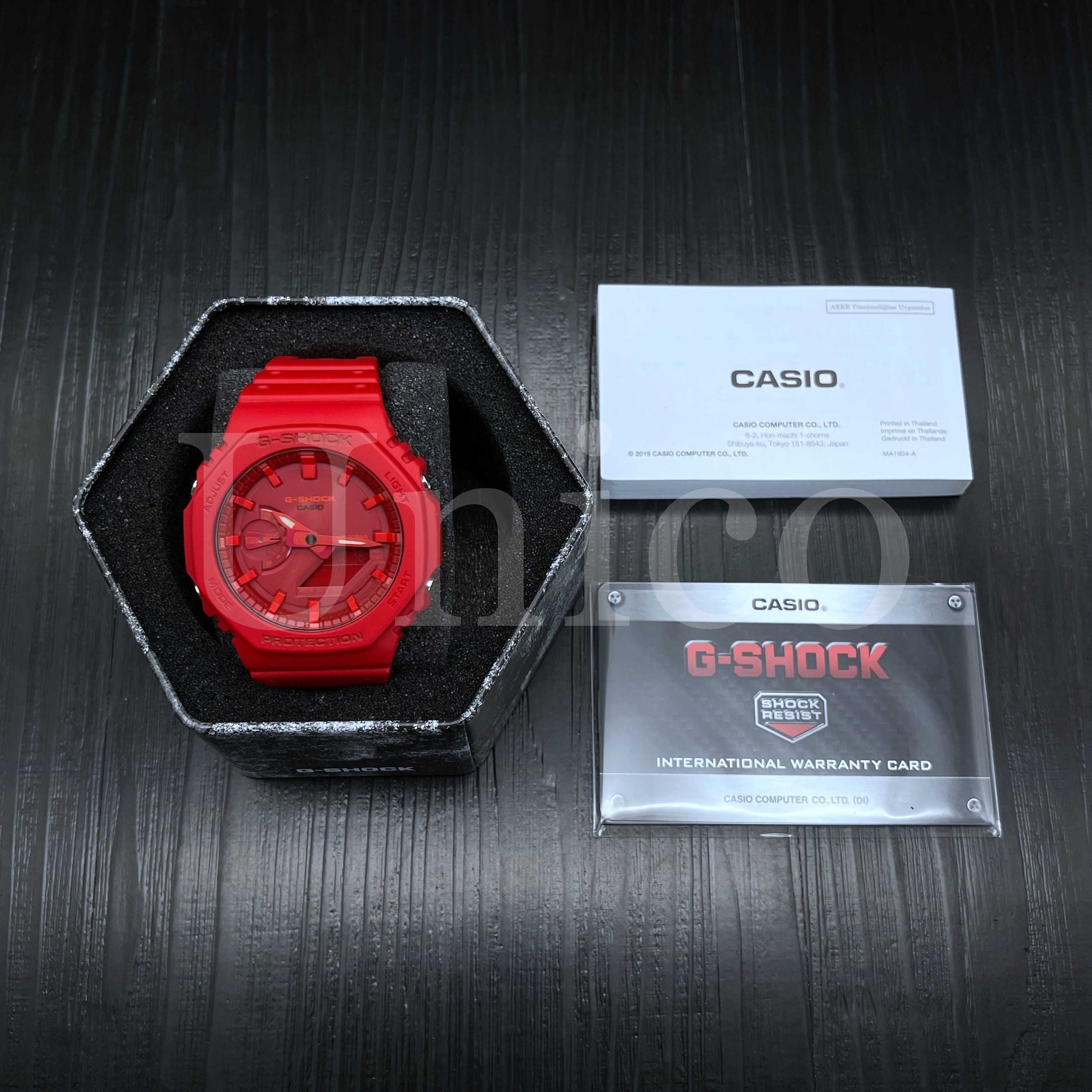 Japanese Watch Company Logo Red Circle