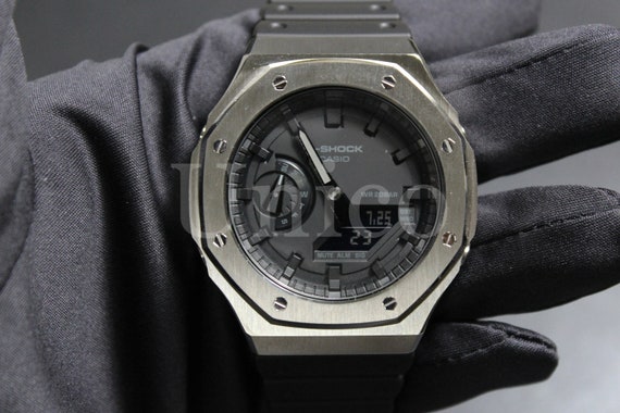 Custom Casioak Full Black Casio G-shock GA2100 Style AP | Etsy