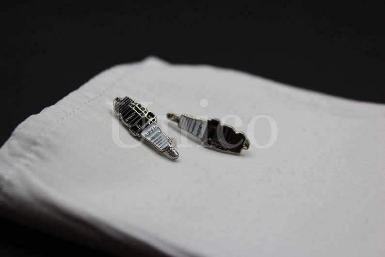 Custom Made Cufflinks Handmade Automotive Classy Spark Plugs Champion Salesman