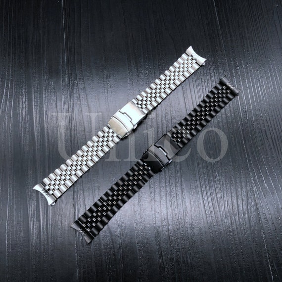 18MM Steel Jubilee Watch Band Bracelet Fits for Seiko SKX009 - Etsy