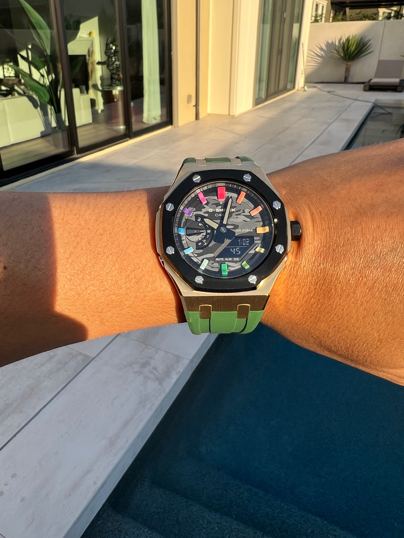 Custom Made Gshock Casio Casiaok Men's GA2100CA8A MODS Etsy