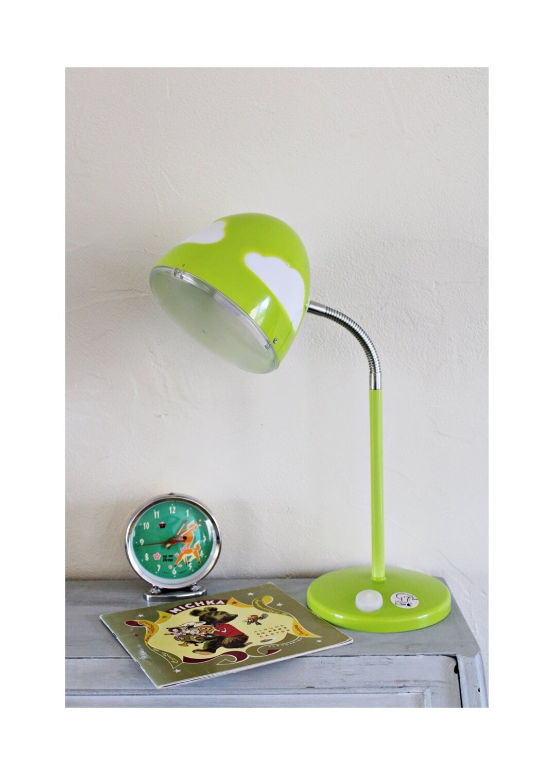 Ikea Skojig Lamp Green Color Large Model Articulated Etsy