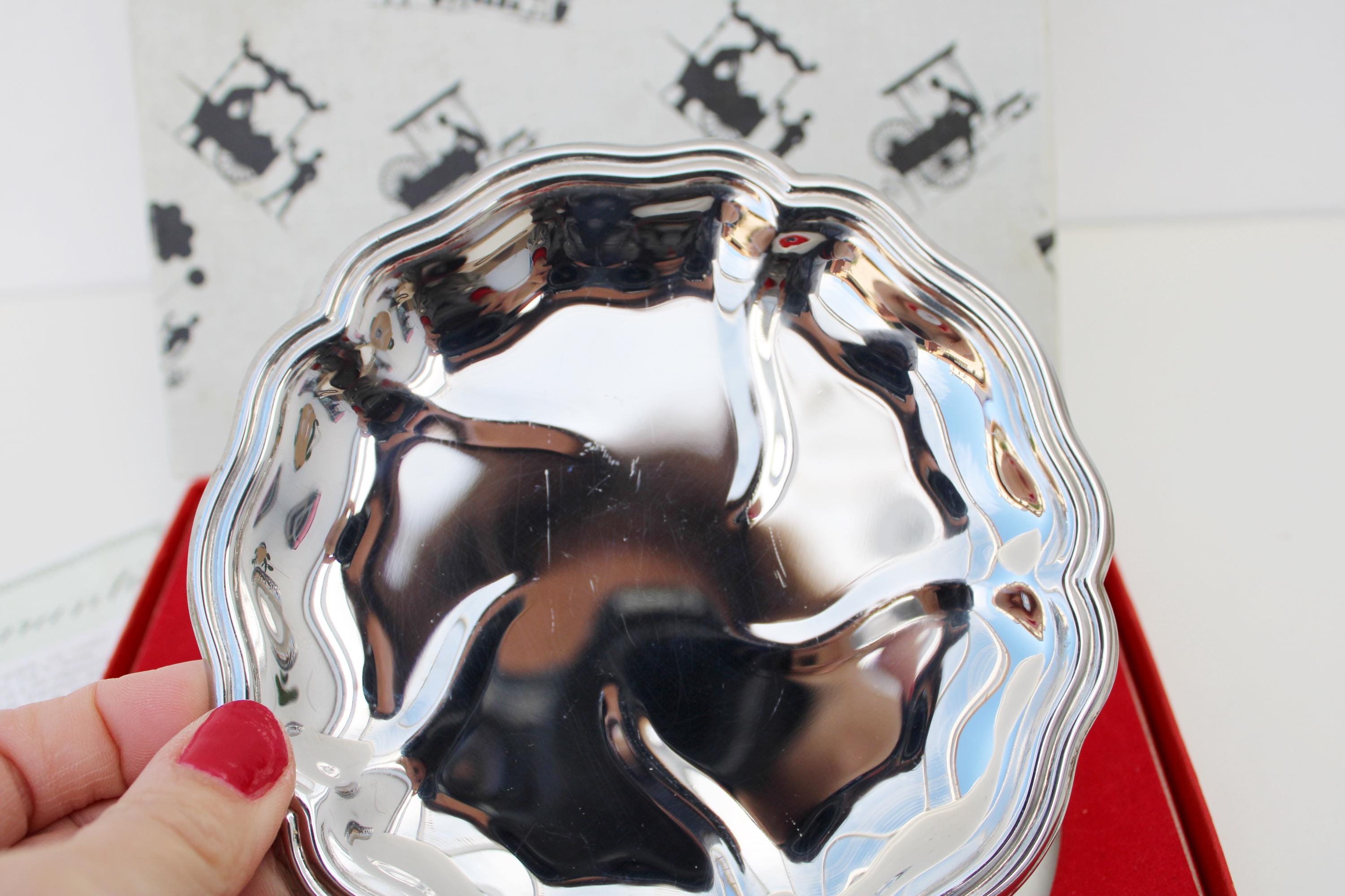 Vintage LETANG REMY PARIS Butter Dish in 18/10 Stainless Steel and