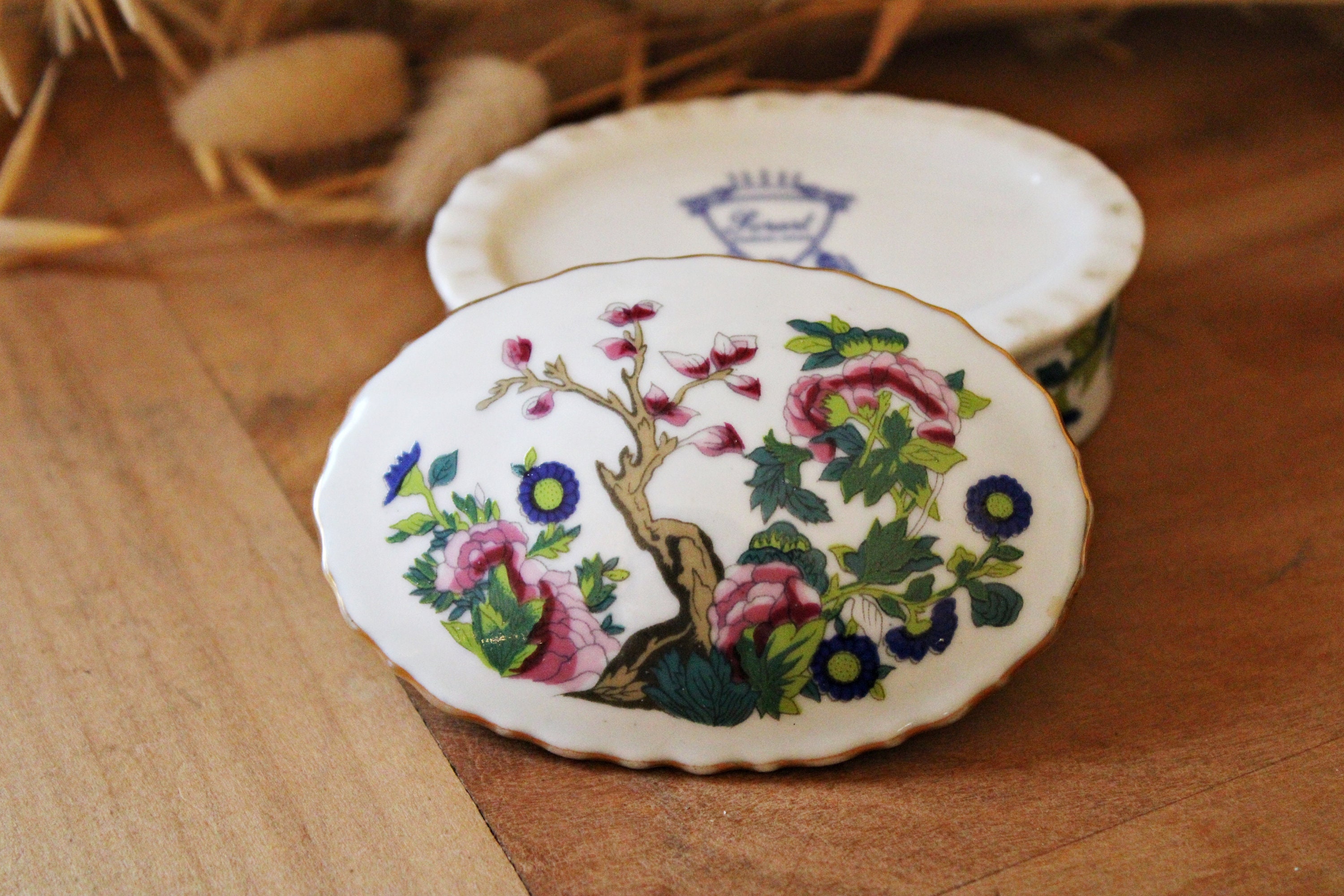 Oval Porcelain Box PORART Portugal - Etsy